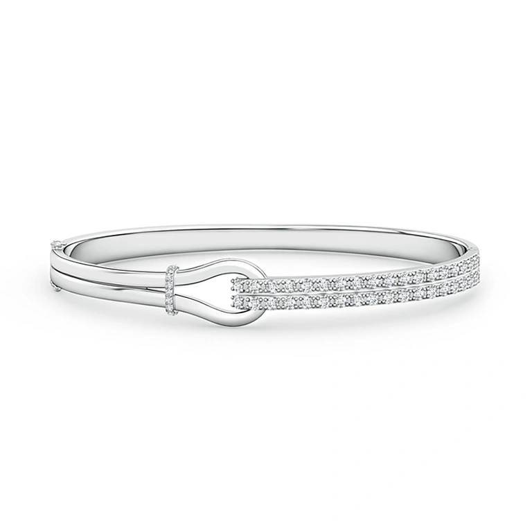 Diamond Encrusted Interlocking Love Knot Bracelet