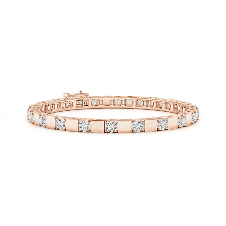 Diamond Square Link Stackable Bracelet