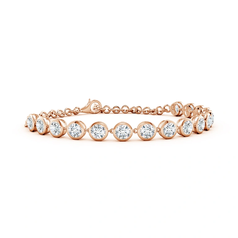 Round Diamond Chain Bracelet