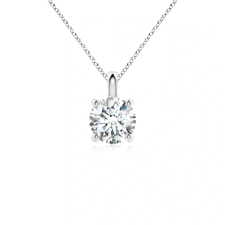 Solitaire Round Diamond Classic Pendant
